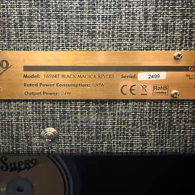 Supro 1696RT Black Magick Reverb image 3