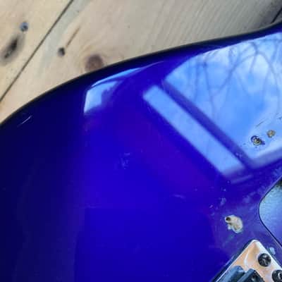 Fender Stratocaster Standard Electric Guitar Body Mexico Strat Blue 1998 image 9