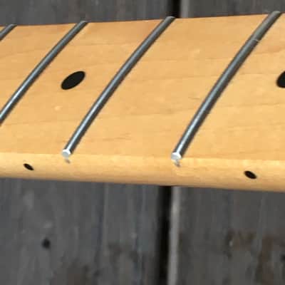 2013 Genuine Fender Lefty Standard Telecaster Neck Tele Amber Naturally Tinted image 11