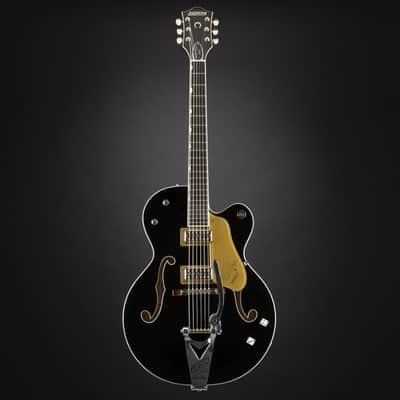 Gretsch G6120T-BSNSH Brian Setzer Signature Nashville Hollow Body Bigsby Black Lacquer - Semi Acoustic Custom Guitar image 2