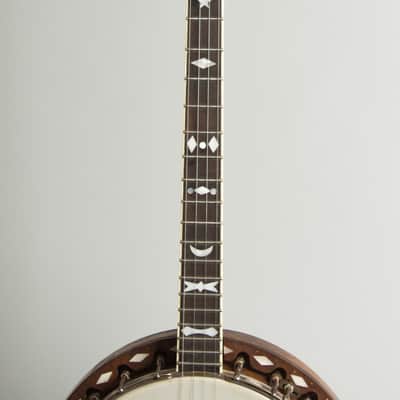 Plectrum Banjo, made by Lyon & Healy, c. 1925, black hard shell case. image 8