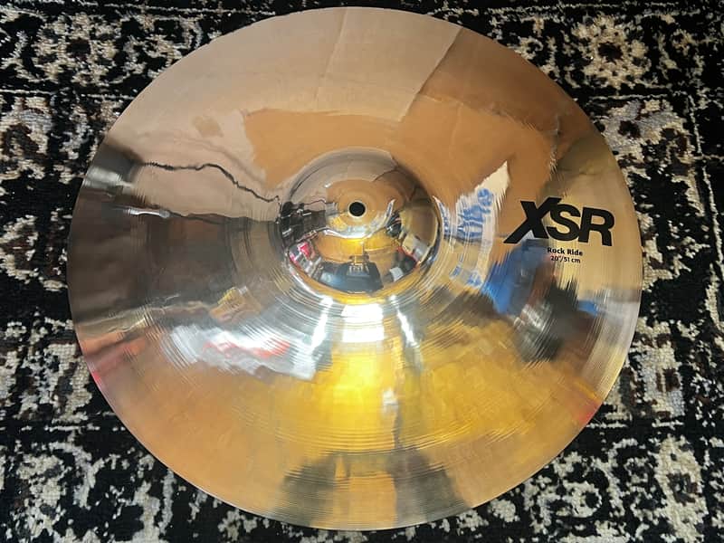 Sabian 20" XSR Rock Ride Cymbal - Brilliant image 1