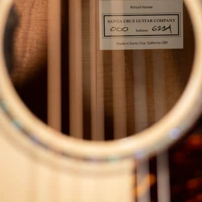 Santa Cruz 000 45 Style Acoustic Guitar - Old Growth Adirondack/Koa with Hardshell Case image 11