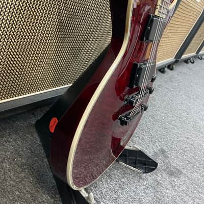 ESP LTD EC-1000 QM with Rosewood Fretboard 2002 - 2004 - See Thru Black Cherry image 8