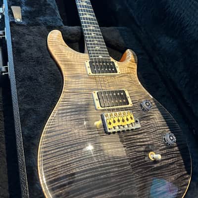 PRS Custom 24 Wood Library 10-top Charcoal Fade image 8