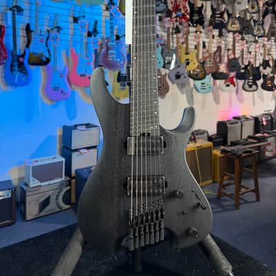 Ibanez Iron Label QX527PB 7-string Electric Guitar - Weathered Black, 764 image 7