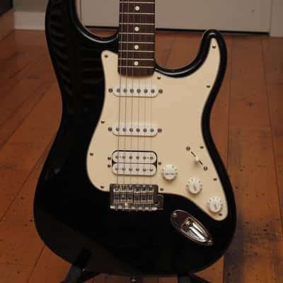 Fender Standard Stratocaster HSS, MIM Fat Strat 2004/2005 Black image 9