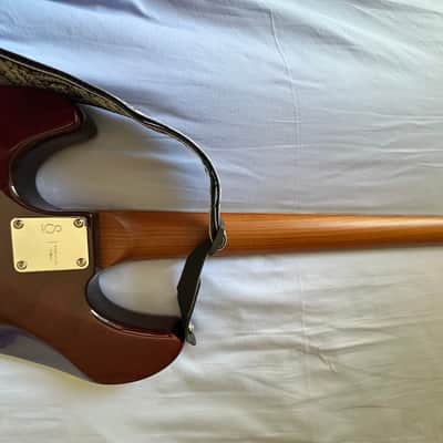 Sire Marcus Miller P8 Swamp Ash P/J 4-String Bass, Tobacco Sunburst, Roasted Maple Fretboard image 4