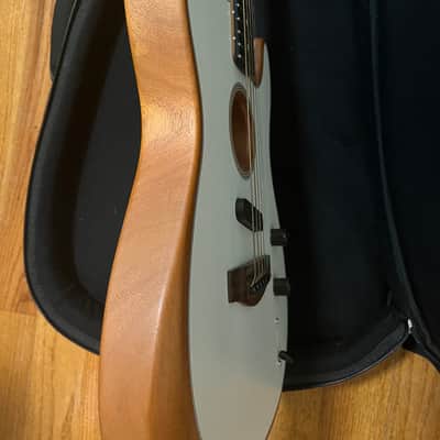 Fender Acoustasonic Player Telecaster with Case and New Strings - Arctic White image 5