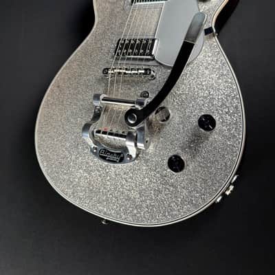 Gretsch G5230T Electromatic Sparkle Jet FT w/HSC - Silver Sparkle (Used) image 2