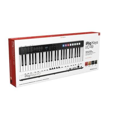 IK Multimedia iRig Keys I/O 49 Notes Keyboard Controller/Audio Interface for iOS/MAC/PC image 1