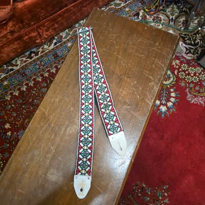 Ace Stained Glass Guitar Strap Vintage 1960s image 1
