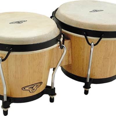 Latin Percussion CP Traditional Natural Wood Bongos image 2