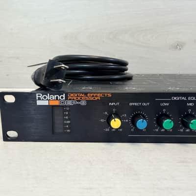 Roland DEP-3 Vintage Digital Reverb Delay Effects Processor 1U Rack - Japan 1987–1992 image 6