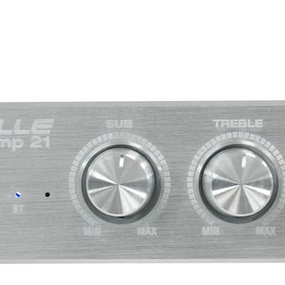 Rockville BLUAMP 21 Bluetooth Home Audio Receiver Amp+(2) 6.5" Wood Speakers image 4