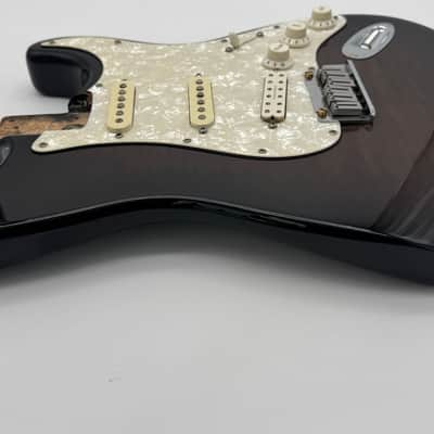 Fender Custom Shop Loaded Custom Stratocaster Body Made for Tom Rundgren 1992 - Flamed Maple Charcoal Burst image 6