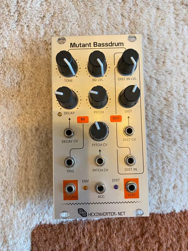 Hexinverter Mutant Bassdrum - Silver image 1