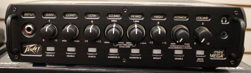 Peavey MiniMEGA 1000-Watt Mini Bass Amplifier Head image 1