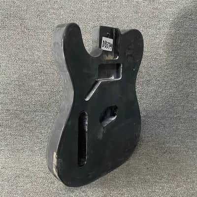 Lefty Matte Black Basswood Guitar Tele Style Body image 2