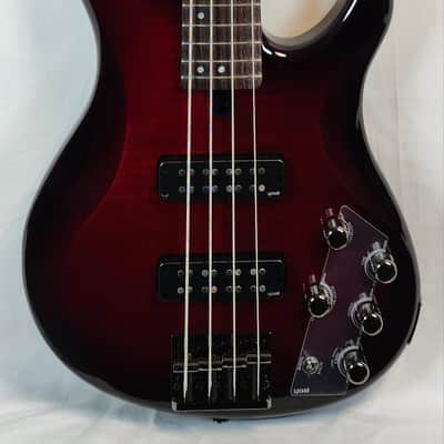 Yamaha TRBX604FM DRB 4-String Electric Bass Guitar Dark Red Burst image 6