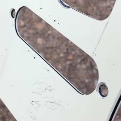Lefty Vintage Fender 1962 Reissue Mint Green Strat Guitar Pickguard 3-ply Aged Relic image 14