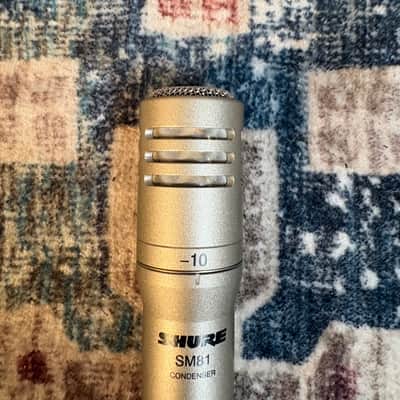 2002 Shure SM81-LC Unidirectional Condenser Microphone W/ Case & Paperwork! image 4