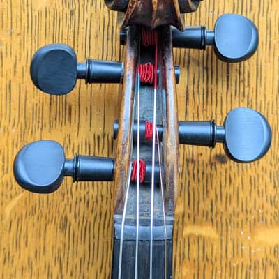 Antique Bohemian fiddle violin Late 1800s - Dark image 6