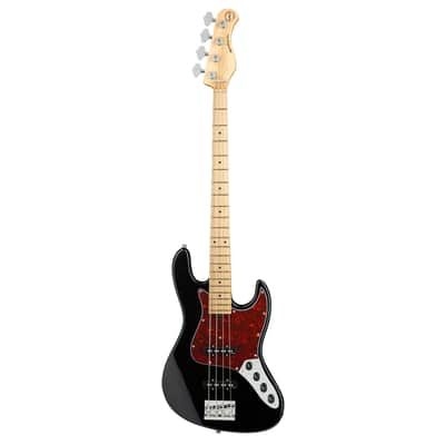 Sadowsky MetroExpress 21-Fret Vintage J/J 4-String Bass, Maple, Solid Black image 1