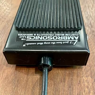 AMBROSONICS, LLC Sustain Pedal, Momentary Foot Switch 2022 Black image 5