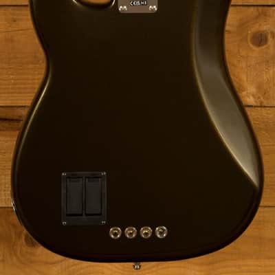 Fender American Ultra II Precision Bass - Ebony - Texas Tea image 4
