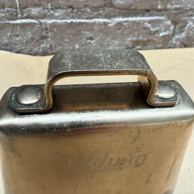 Ludwig Chicago Vintage Cowbell – For Parts / Restoration – Poor Condition image 9
