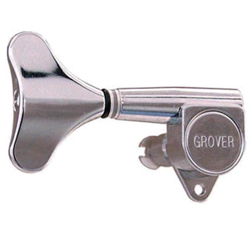 Grover 2+2 Bass Chrome-Plated Bass Guitar Tuning Machine Heads, 144C image 1