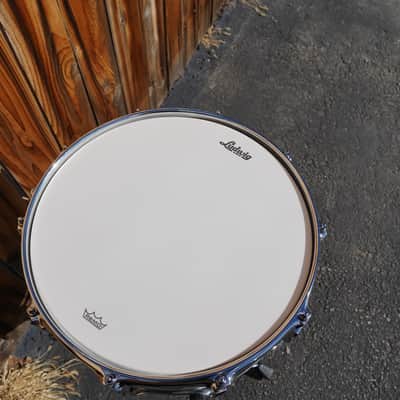 Ludwig USA Classic Series - 2024 LTD White Abalone wrap - 6.5 x 14" Maple Snare Drum (2024) image 5