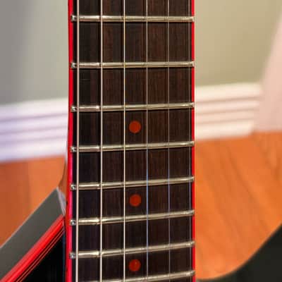 Washburn A20V Stage Series Electric Guitar RARE Black/Red Original OHSC Vintage image 16