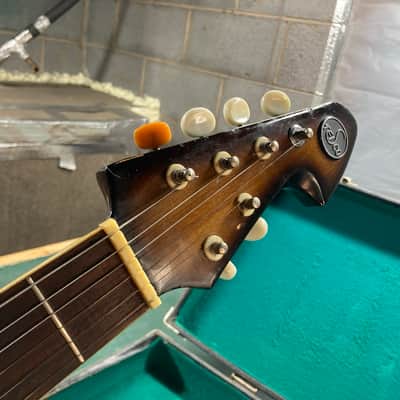 Teisco Del Ray ET-200 Sunburst Two Pickup + Tremolo WITH CASE OHSC Japan 1960s Original Vintage image 16