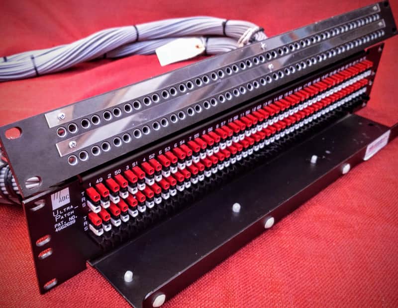 Audio Accessories 96-Point TT Patchbay (Half/Non-Normalled) 1990s - Black image 1