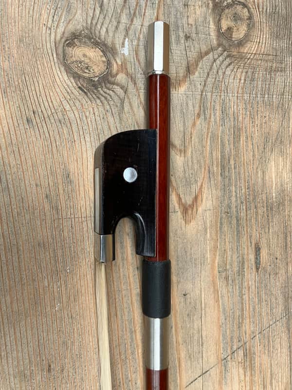 Double Bass Student Bow - Ideal For Beginner - Brazilwood image 1
