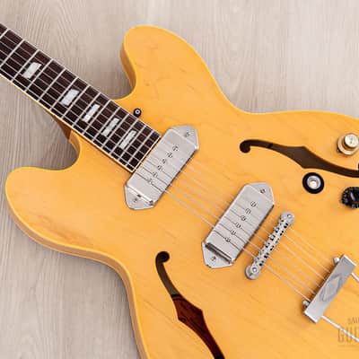 1996 Epiphone Revolution Casino Japan Limited Edition John Lennon Spec Natural w/ Case, Pre-Elitist Terada image 8