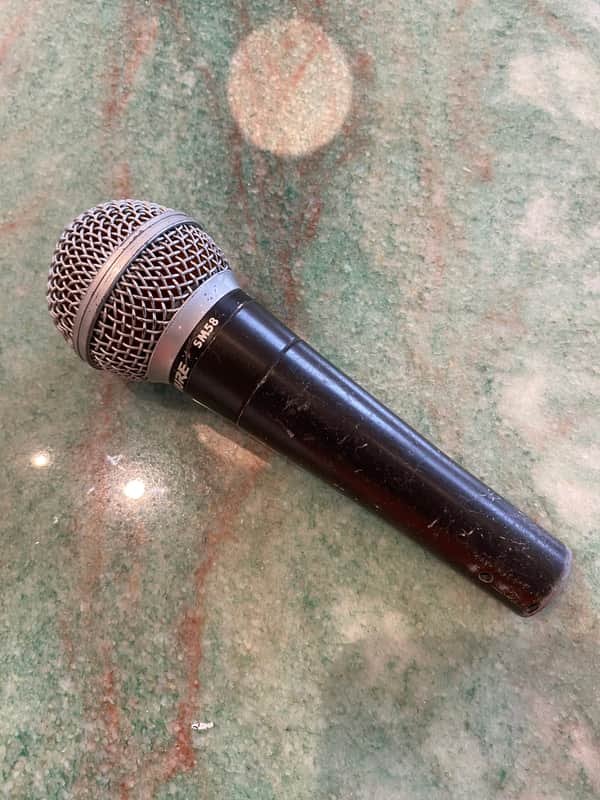 Shure SM58 Handheld Cardioid Dynamic Microphone 1984 - Present - Black image 1