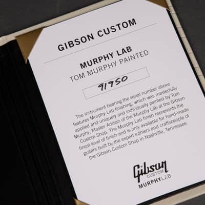 2022 - Gibson Custom Shop Made 2 Measure Murphy Lab '59 Les Paul Standard Murphy Painted Ultra Heavy Aged Kindred Burst #91950A image 19