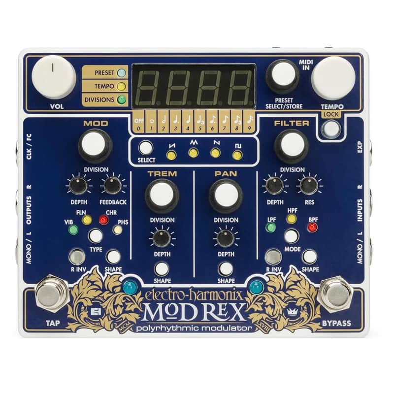 Electro-Harmonix Mod Rex Polyrhythmic Modulator | Reverb