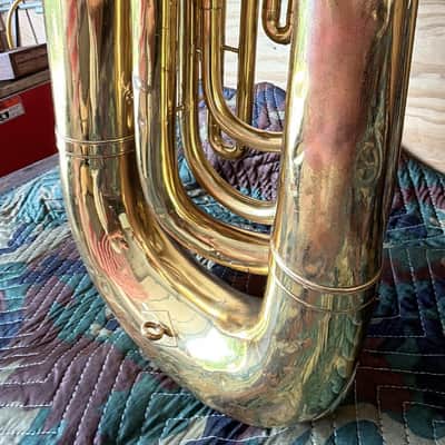 Conn 10J Tuba 1962 - Brass Lacquer image 13