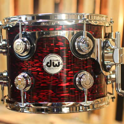 DW Collector's Maple SSC Red Silk Onyx Drum Set - 22,10,12,16 - SO#1326806 image 4
