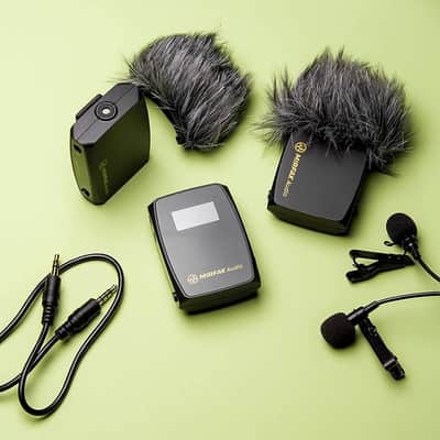 MOZA MIRFAK Audio WE10 Pro Dual-Channel Wireless Microphone System for Lavalier/Short Video Radio Collocation Dual-Channel Receiver image 5