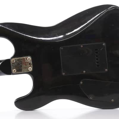 1980's Cort Black & Red Electric Guitar w/ Jackson Style Headstock #43829 image 12
