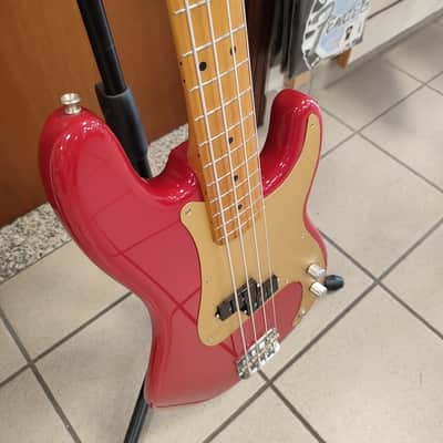 Fender Vintera '50s Precision Bass with Maple Fretboard 2019 - Present - Dakota Red image 4