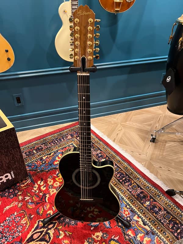 Gibson Chet Atkins SST 12-String 1990 -Black - RARE | Reverb