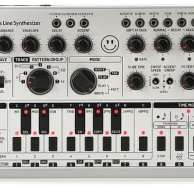 Behringer TD-3-MO-SR Analog Bass Line Synthesizer - Silver image 2