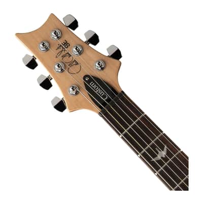 PRS SE "Exotic" Custom 24 Swamp Ash Burl Electric Guitar - Natural - Open Box image 4