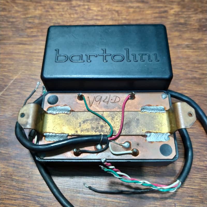 Bartolini v94 Humbucker Electric Guitar Pickup set Black Flat
